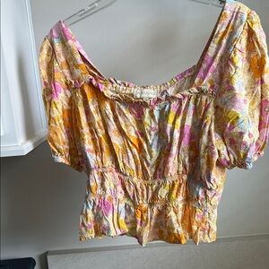 Cynthia Rowley Multicolor Floral Blouse